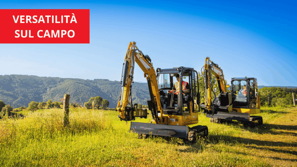 Miniescavatori e minipale CAT: versatilità sul campo